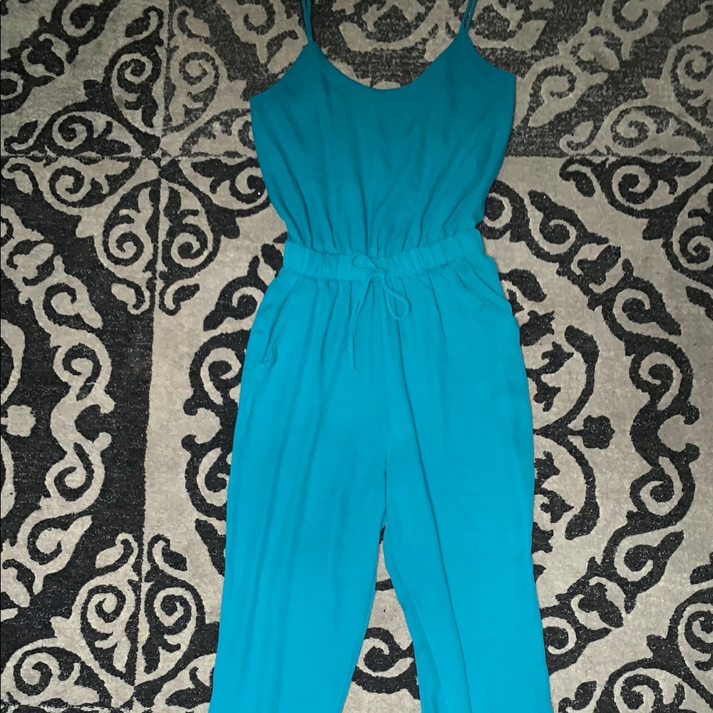 Turquoise jumpsuit